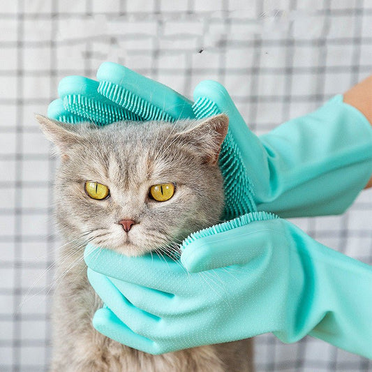 Gentle Paws™ Cat Grooming Gloves - Gentle Paws